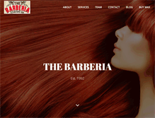 Tablet Screenshot of barberia.com.au